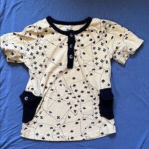 Kate Quinn 5y Organic Cotton Side Pocket Tee
